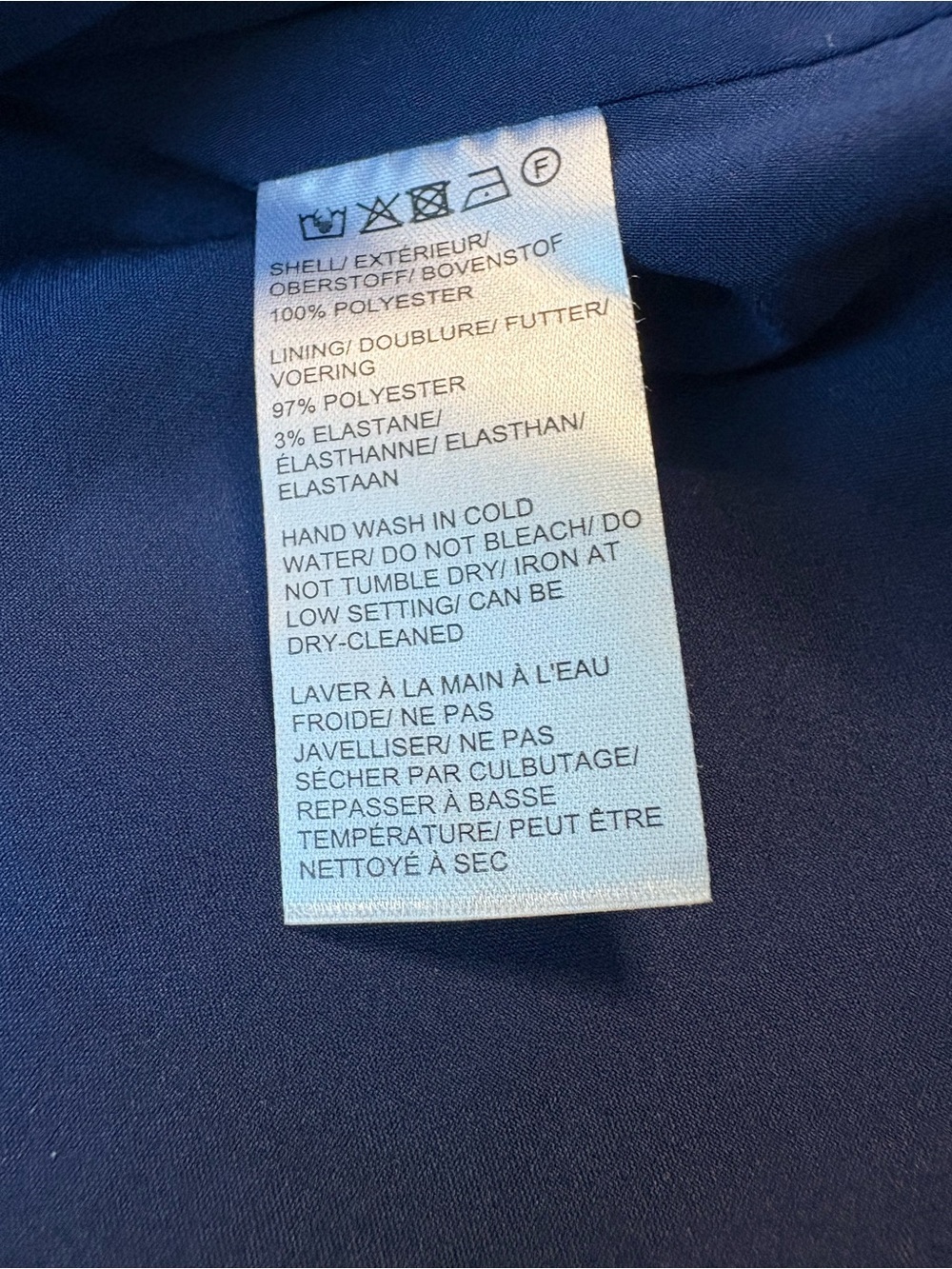 Lord & Taylor Design Lab Swing Navy Halter Mini Dress Sz S - Picture 6 of 9